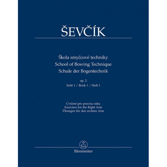 Škola smyčcové techniky - opus 2, sešit 1, Otakar Ševčík