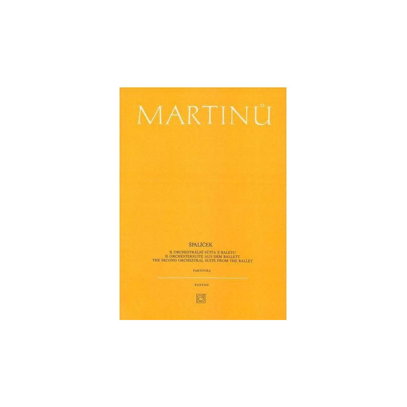 Špalíček - Martinů Bohuslav Špalíček - Martinů Bohuslav