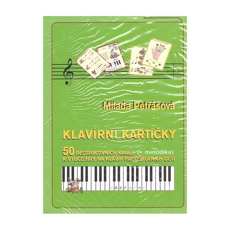 Klavírní kartičky - Petrášová Milada Klavírní kartičky - Petrášová Milada