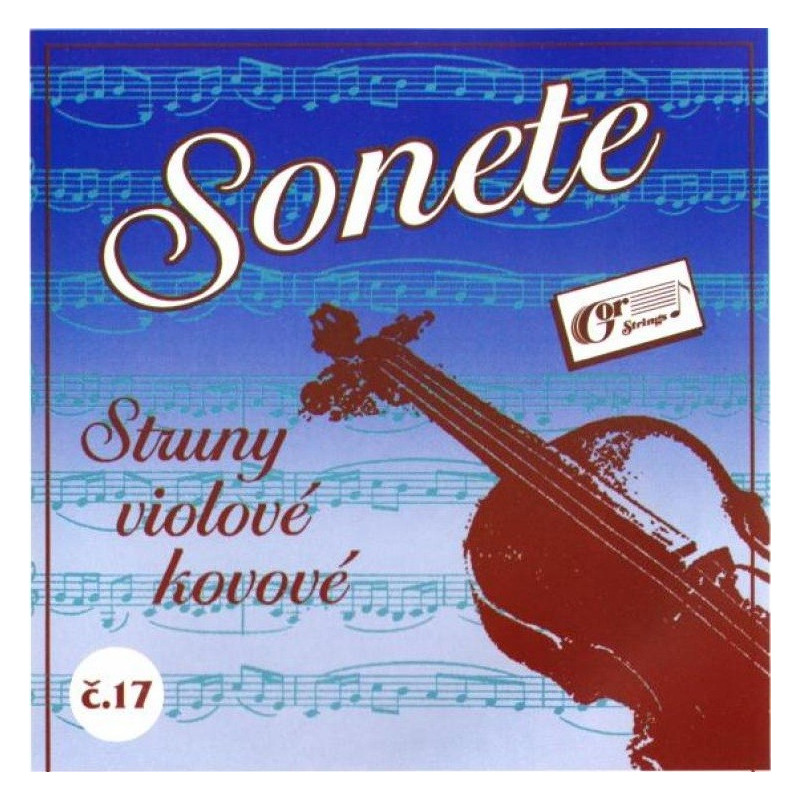 Sonete č. 17 - sada violových strun Sonete č. 17 - sada violových strun