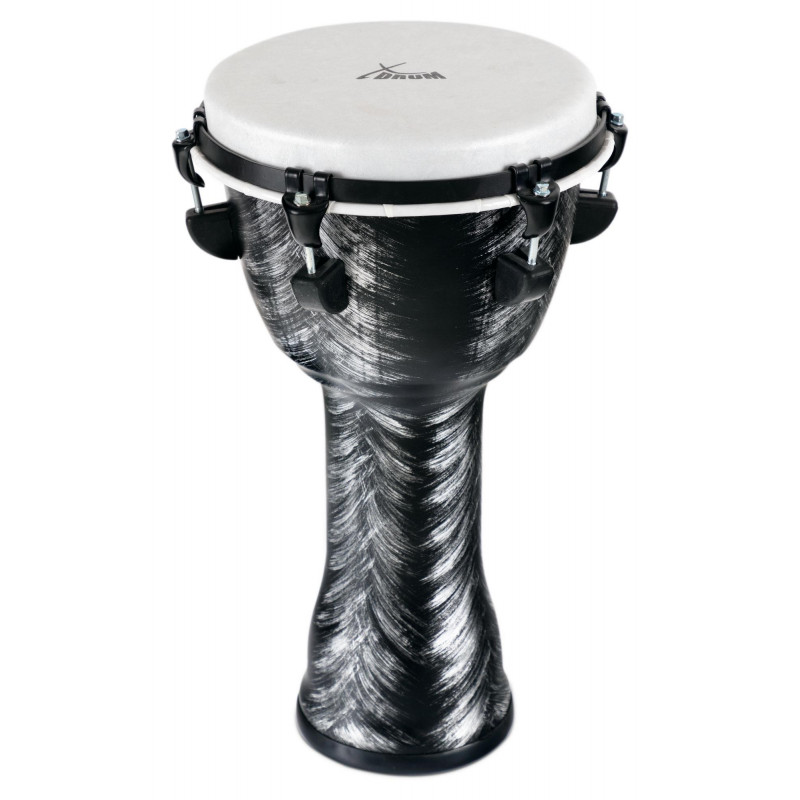 Proline Djembe laditelné 10“ – barva černo-stříbrná Proline Djembe laditelné 10“ – barva černo-stříbrná