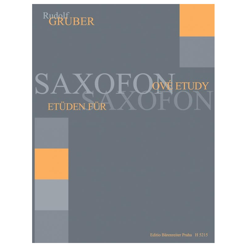 Saxofonové etudy - Rudolf Gruber Saxofonové etudy - Rudolf Gruber