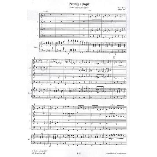 Petr Hapka (arr. Petr Vaněk): Nejznámější filmové melodie