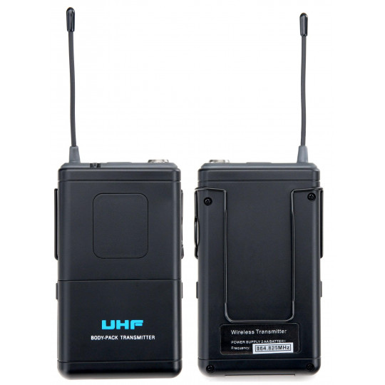 McGrey UHF 2V2I - 4 kanálový bezdrátový SET2 2x ruční, 2x náhlavní, 2x klopový mikrofon 2x bodypack