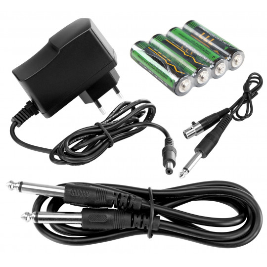 McGrey UHF 2V2I - 4 kanálový bezdrátový SET4, 2x ruční, 4 x klopový mikrofon a 4x bodypack