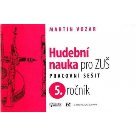 Hudební nauka pro ZUŠ prac. sešit 5.ročník - M.Vozar