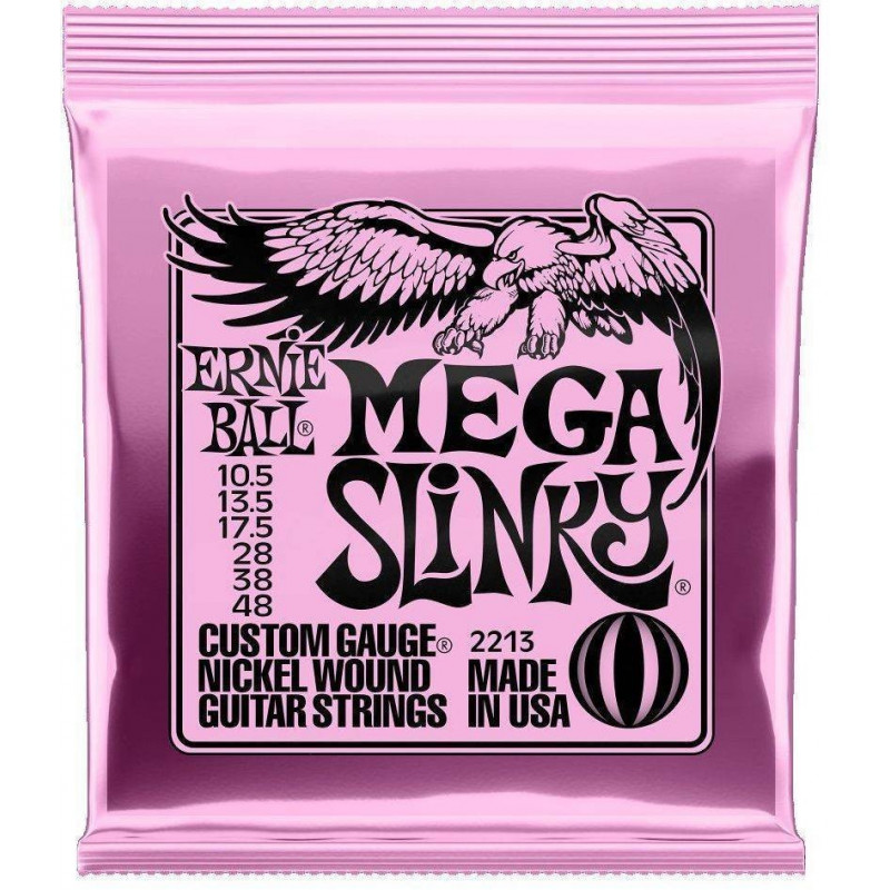 Ernie Ball 2213 Mega Slinky 10.5 / 48 struny pro elektrickou kytaru Ernie Ball 2213 Mega Slinky 10.5 / 48 struny pro elektrickou kytaru