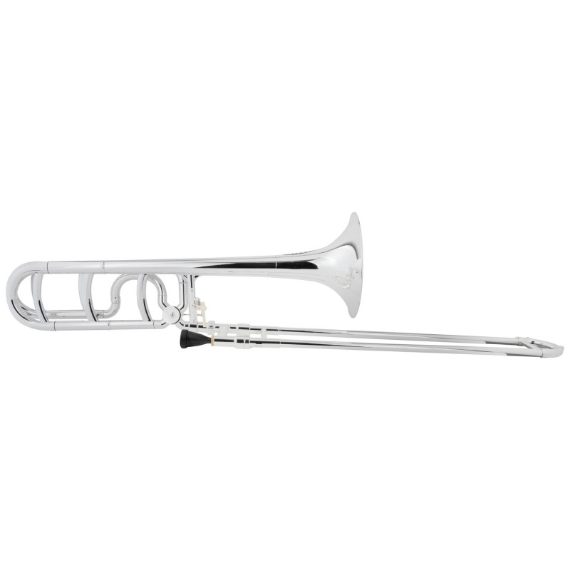 Classic Cantabile MardiBrass plastový Bb/F-Quartpozoun – stříbrný Classic Cantabile MardiBrass plastový Bb/F-Quartpozoun – stříbrný