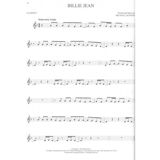 101 Popular Songs for Clarinet