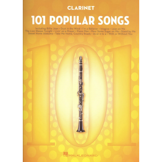 101 Popular Songs for Clarinet