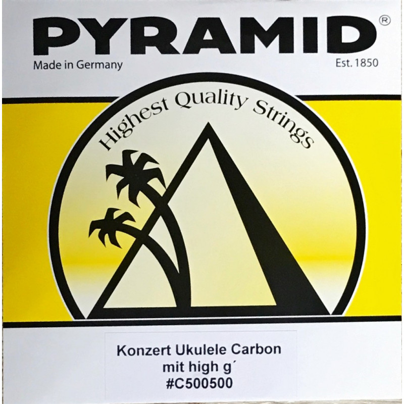 Pyramid struny na koncertní ukulele nylon carbon Pyramid struny na koncertní ukulele nylon carbon