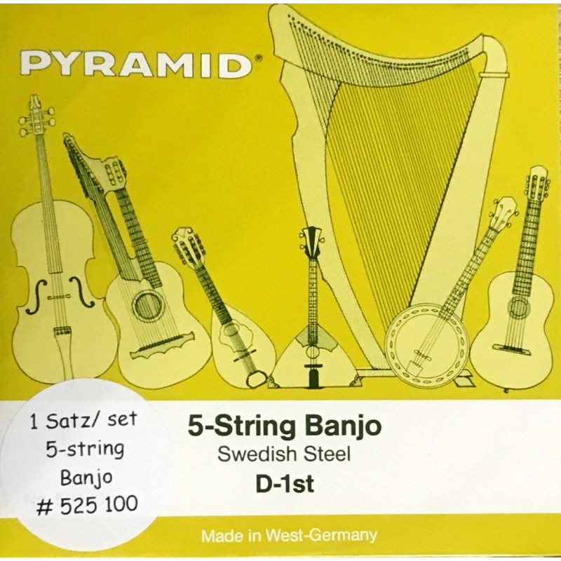 Pyramid struny na 5 str. banjo Swedish Steel Pyramid struny na 5 str. banjo Swedish Steel
