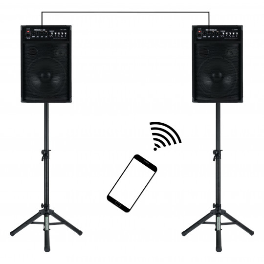 Pronomic monitor KAM-12BT aktivní pódiový monitor, reprobox s Bluetooth