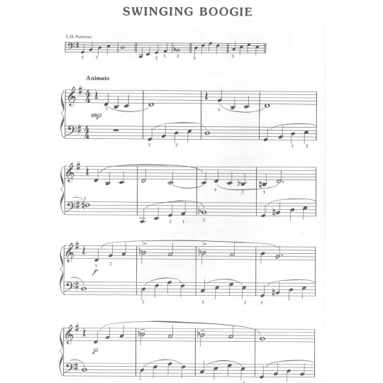 Easy Boogie Book 2 / 14 originálních skladbiček pro klavír