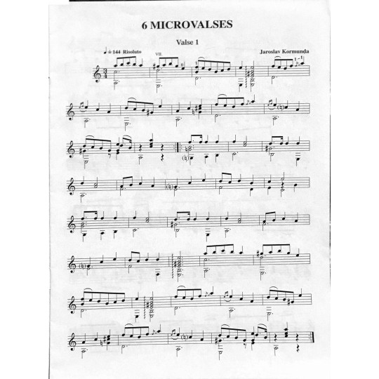 6 Microvalses - Jaroslav Kormunda