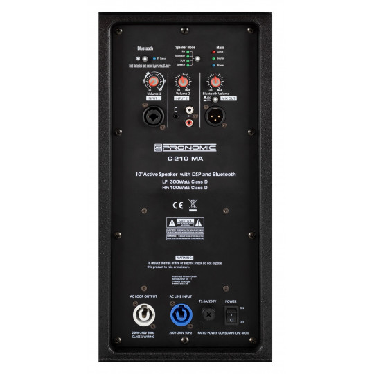 Pronomic C-210 MA 10" aktivní reprobox