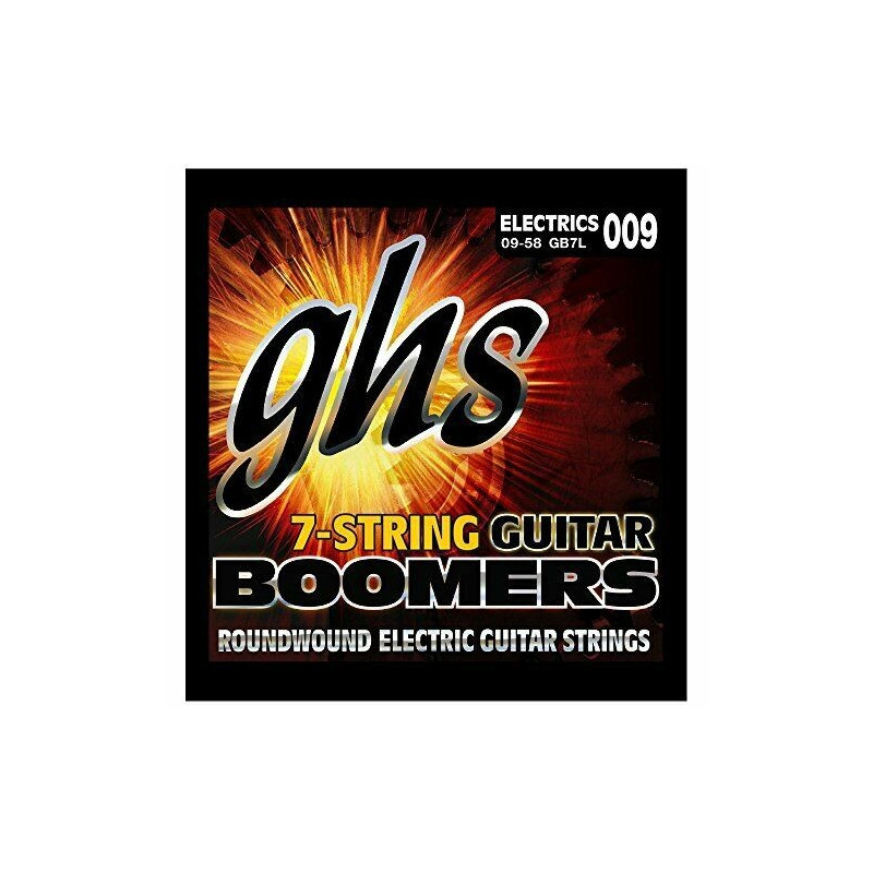 GHS GB7L SET - sada strun pro 7-strunnou kytaru GHS GB7L SET - sada strun pro 7-strunnou kytaru
