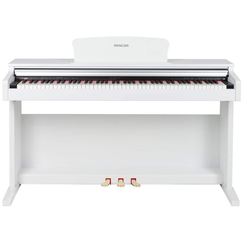 SENCOR SDP-100 WH - digitální piano - barva bílá SENCOR SDP-100 WH - digitální piano - barva bílá