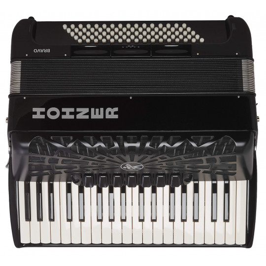 Hohner Bravo III 80 Black Silent Key