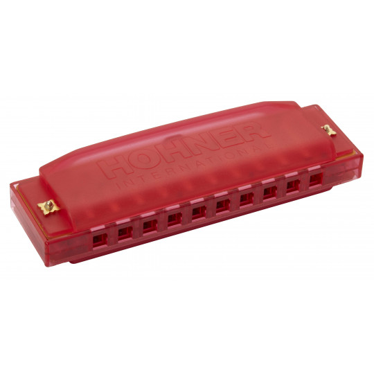 Hohner Happy Harp Red foukací harmonika čevená