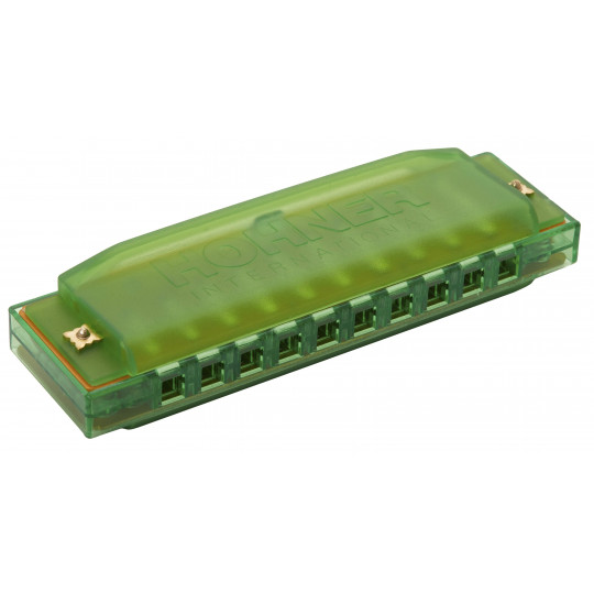 Hohner Happy Harp Green foukací harmonika zelená