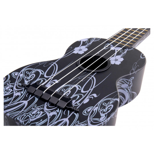 PROLINE Ukulele ABS plast Sopran - Black Beauty