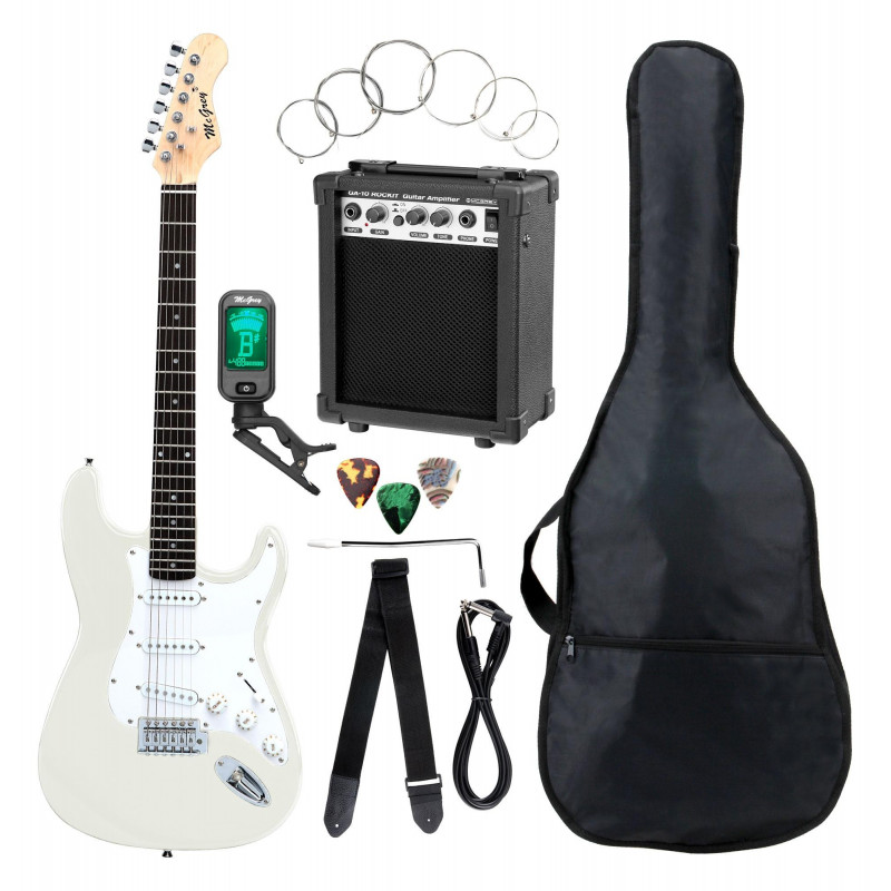 McGrey Rockit ST-Complete White - kytarový set McGrey Rockit ST-Complete White - kytarový set
