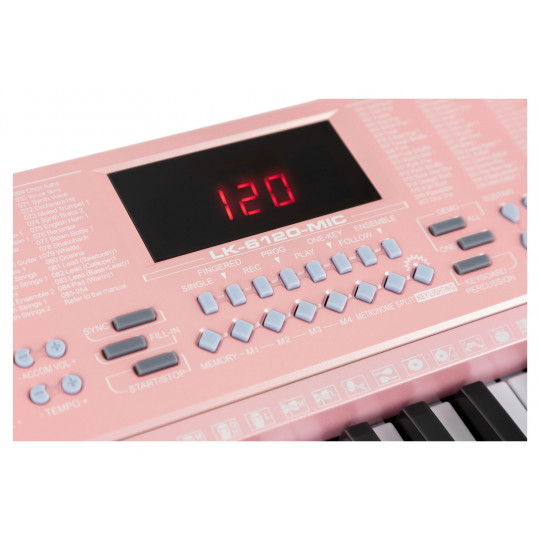 McGrey LK-6120-MIC klávesy s mikrofonem růžové