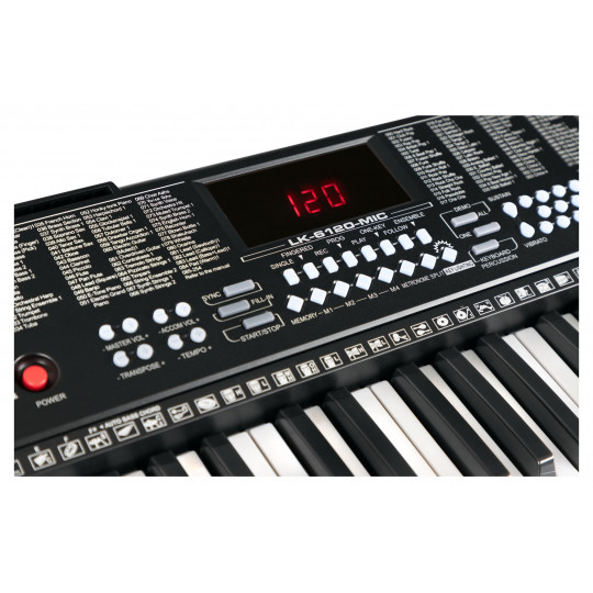 McGrey LK-6120-MIC klávesy s mikrofonem černé
