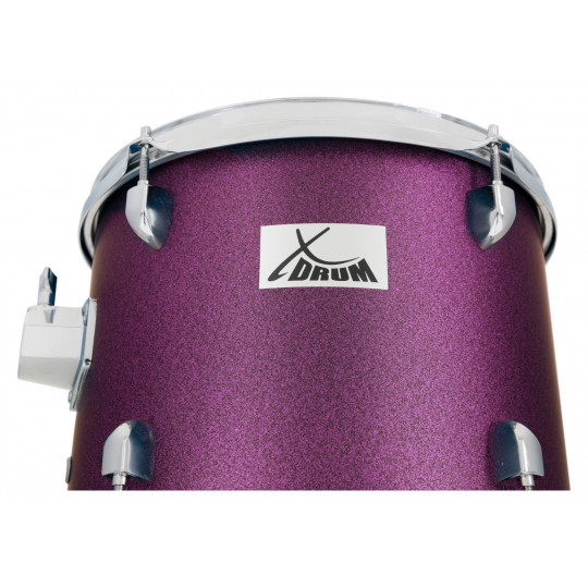 XDrum Semi 22" Standard Set Satin Purple Sparkle