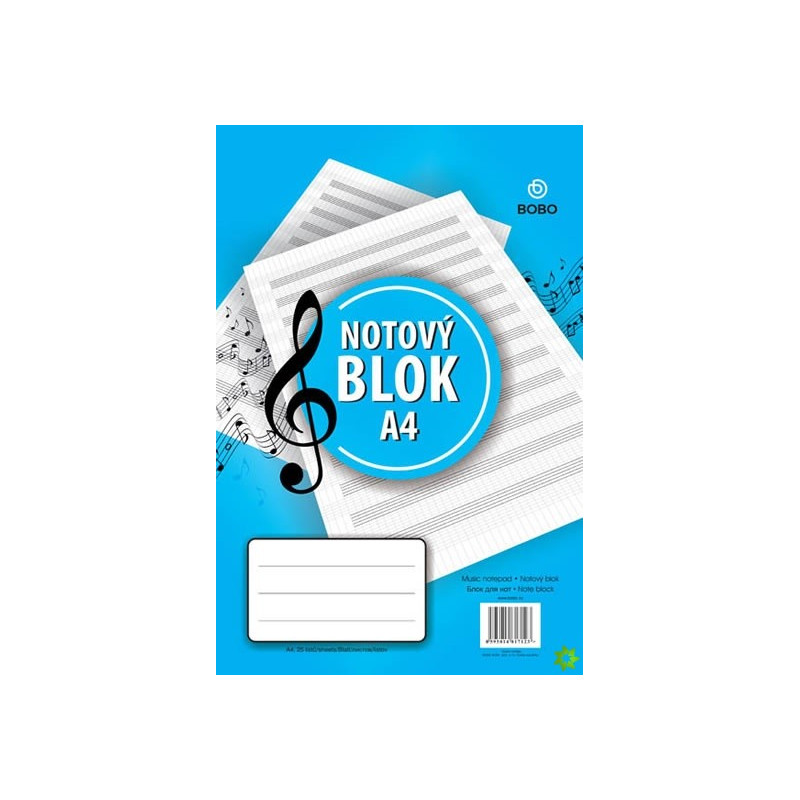 Notový blok A4 Notový blok A4