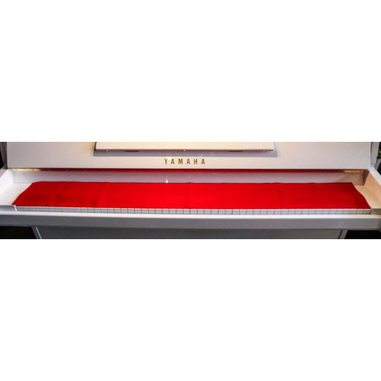 AW piano key dust cover red