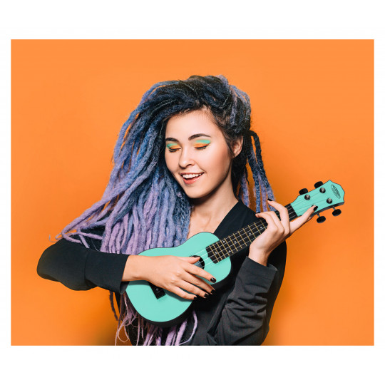 Classic Cantabile OV-04 TQ ABS ukulele tyrkysové