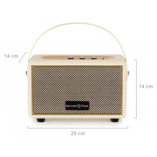 Bennett & Ross BB-820 CW Blackmore Junior, krémově bílý Akubox