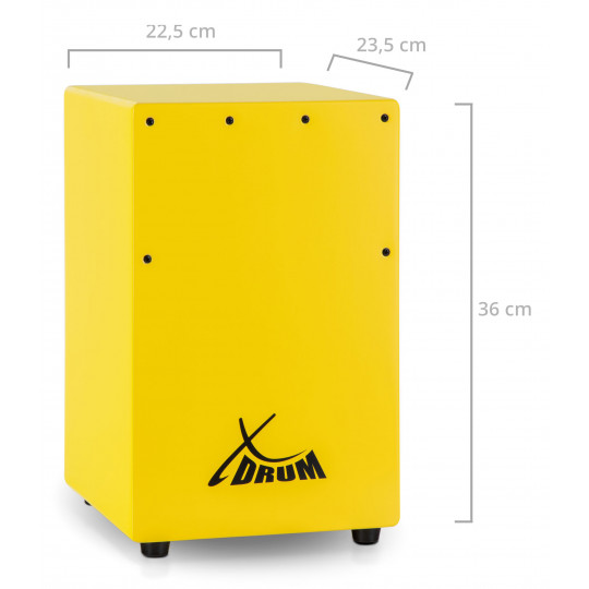 Xdrum dětský cajon KC-37G žlutý