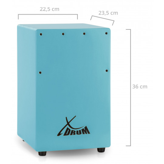 Xdrum dětský cajon KC-37B modrý