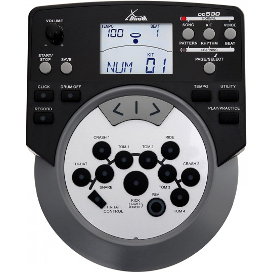XDrum DD-530 MAXI KIT elektronické bicí se síťkou na padech