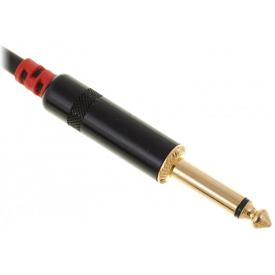 Pro Snake TPY 2030 KPP profi Y-kabel 2xJack mono-Jack 3,5 stereo