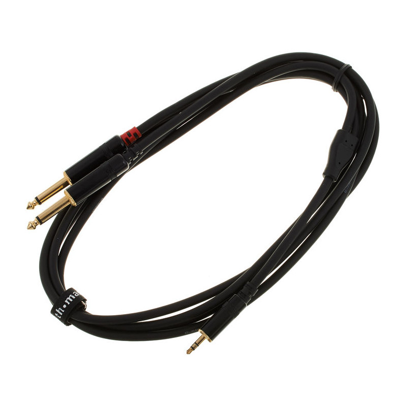 Pro Snake TPY 2030 KPP profi Y-kabel 2xJack mono-Jack 3,5 stereo Pro Snake TPY 2030 KPP profi Y-kabel 2xJack mono-Jack 3,5 stereo