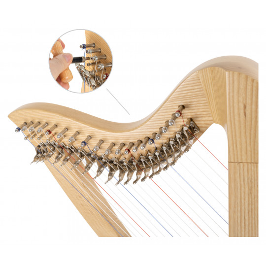 Classic Cantabile H-19 keltská harfa s 19 strunami