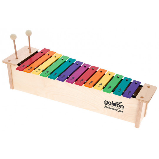 Goldon sopránový metalofon v barvách Boomwhackers 16 kamenů