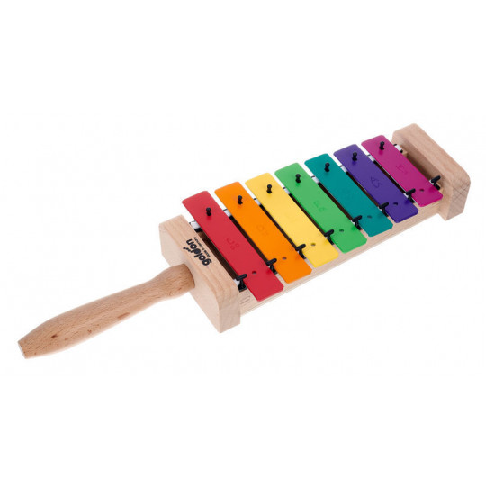 Goldon diatonický metalofon v barvách Boomwhackers 7 kamenů