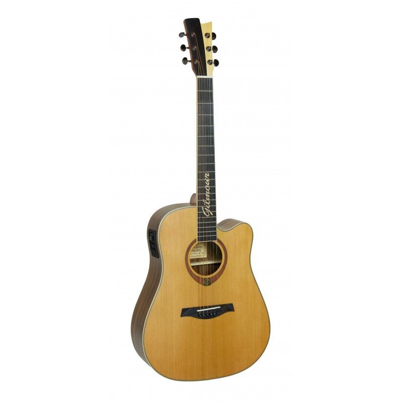 Gilmour Woody WN CEQ polomasivní kytara široký krk Gilmour Woody WN CEQ polomasivní kytara široký krk