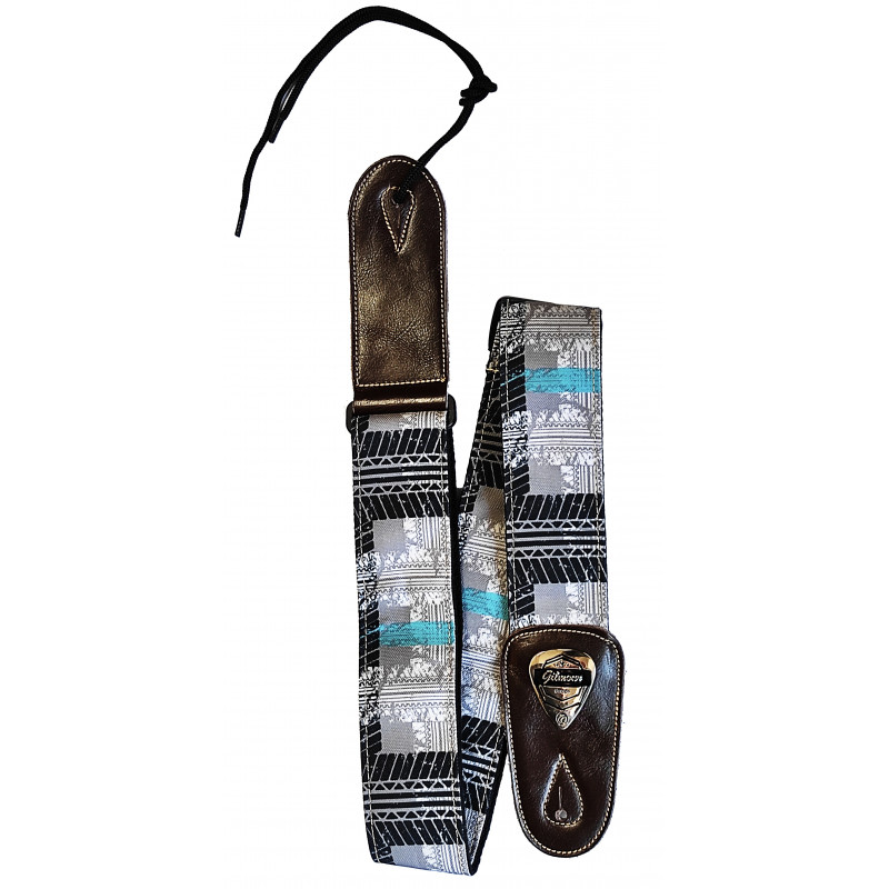 Gilmour Strap S01 Tires - kytarový popruh Gilmour Strap S01 Tires - kytarový popruh
