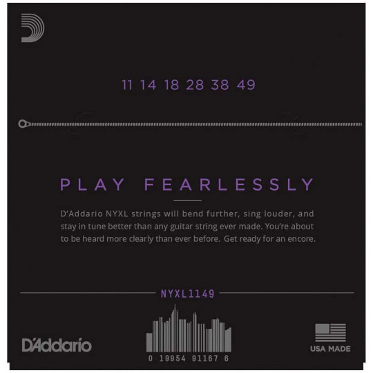 D'Addario NYXL1149 struny pro el. kytaru 11'
