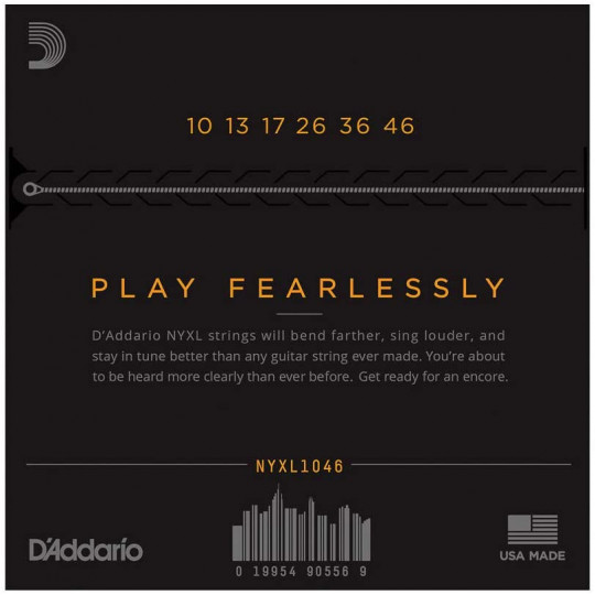 D'Addario NYXL1046 struny pro el. kytaru 10'