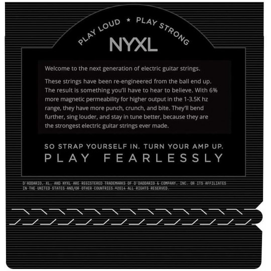 D'Addario NYXL1046 struny pro el. kytaru 10'