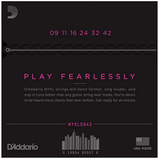 D'Addario NYXL0942 struny pro el. kytaru 9'