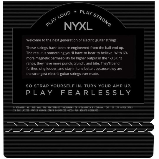 D'Addario NYXL0942 struny pro el. kytaru 9'