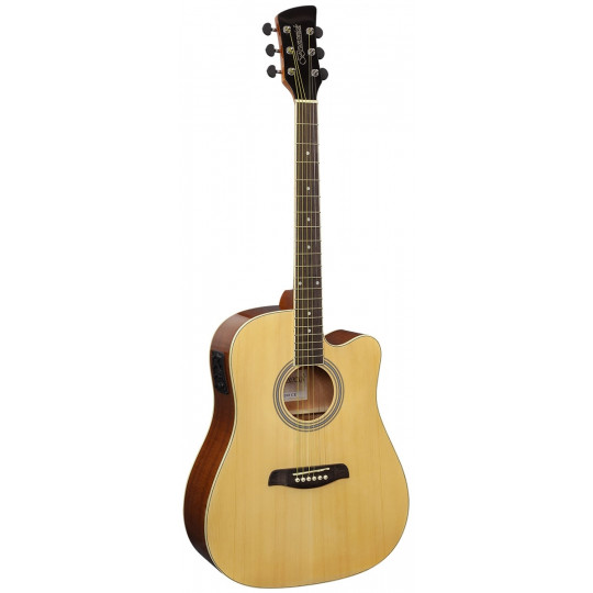 Brunswick Dreadnought kytara Natural s EQ